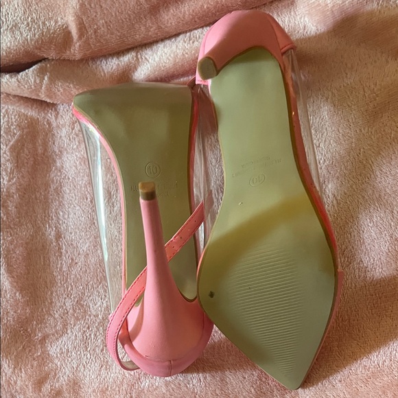 Liliana Pink Clear Heels - Picture 4 of 5